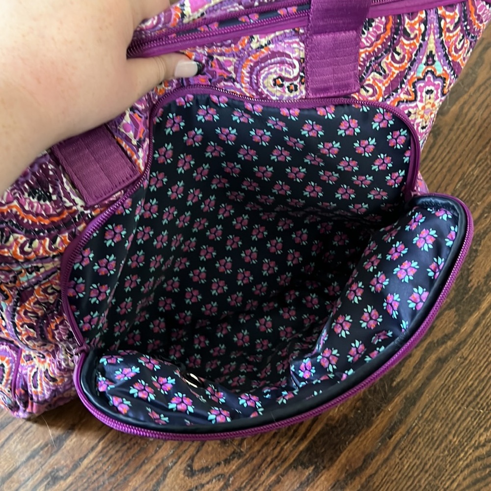 Purple Paisley Women's Bag - Picture 5 of 8